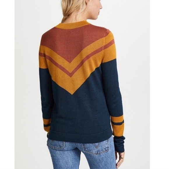 FP Movement by Free People Multicolor Chevron Soft Long Sleeve Top - Picture 2 of 8